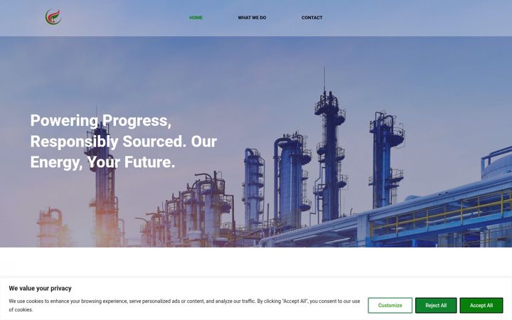 Screenshot of gopetroleum.ae