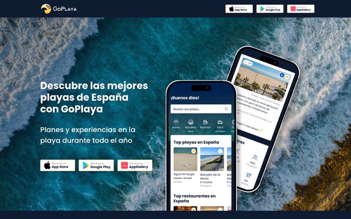 Screenshot of goplaya.app