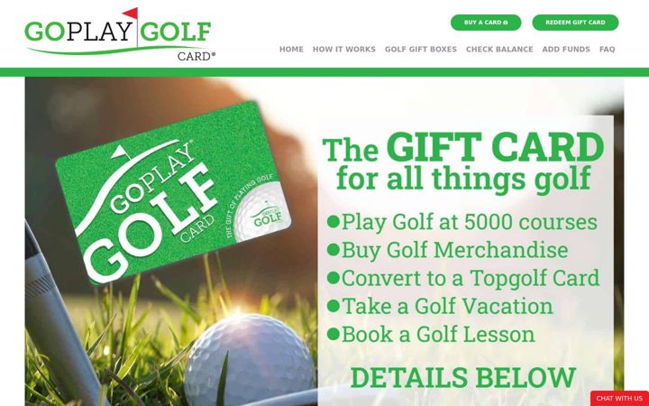 Screenshot of goplaygolf.com