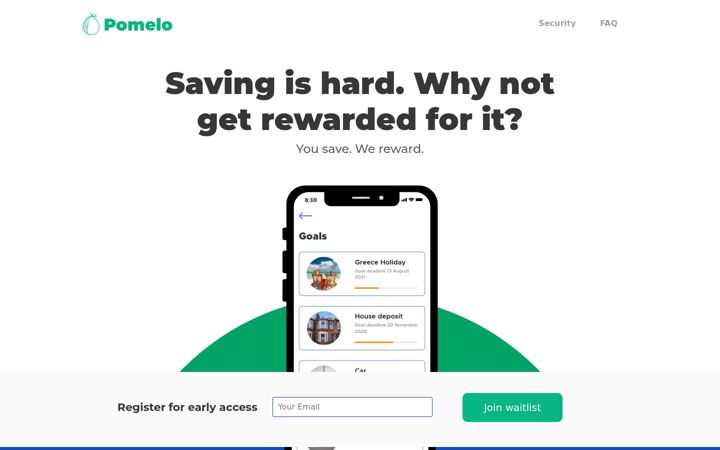 Screenshot of gopomelo.co.uk