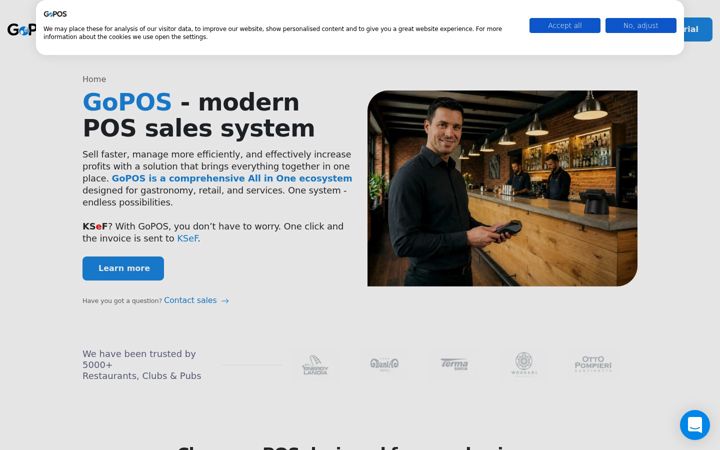 Screenshot of gopos.io