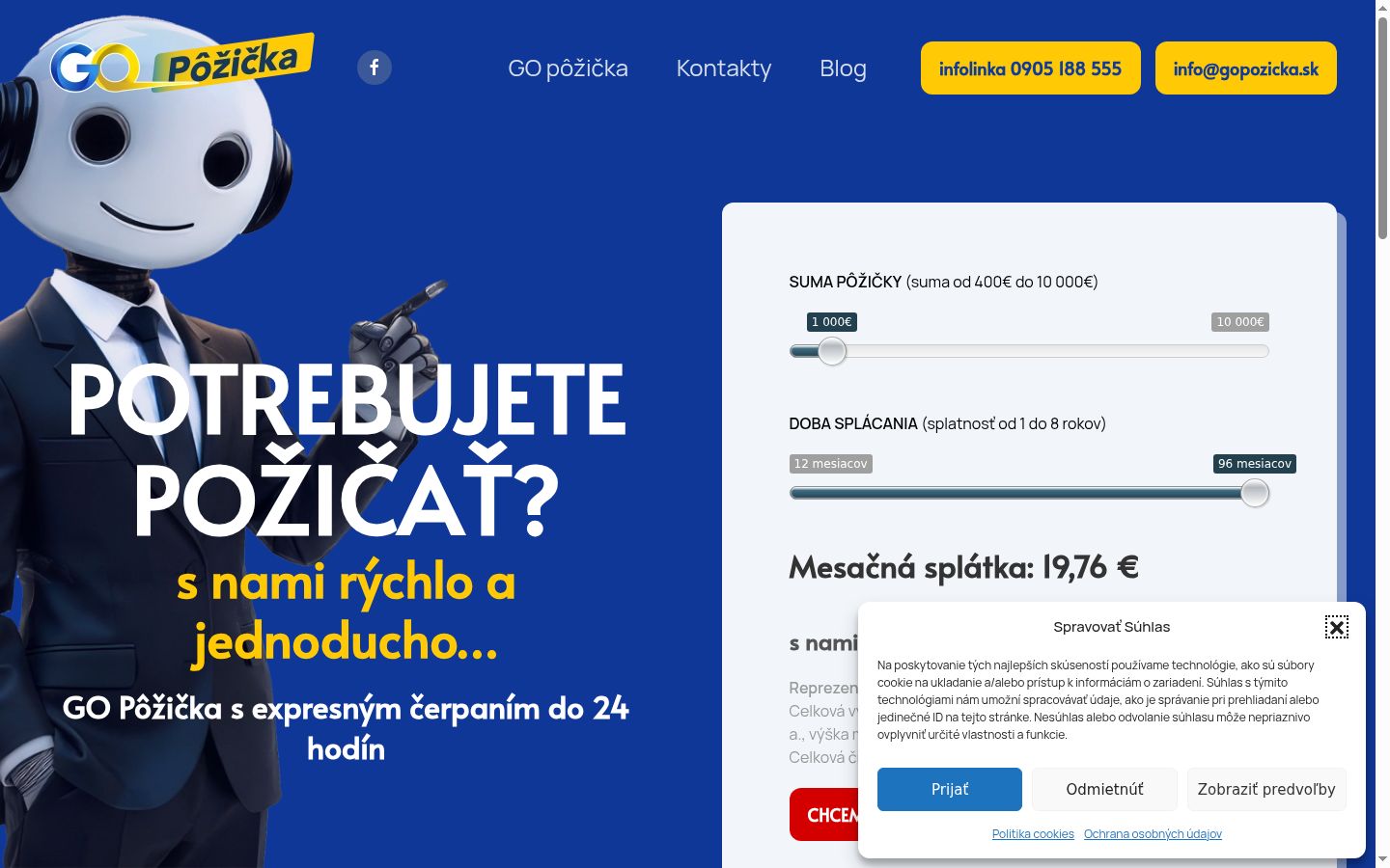 Kuvakaappaus suostumusbannerista, joka näytettiin ennen mitään vuorovaikutusta