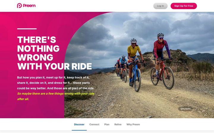 Screenshot of gopreem.com