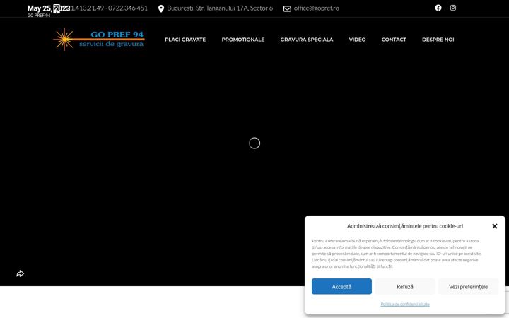Screenshot of gopref.ro