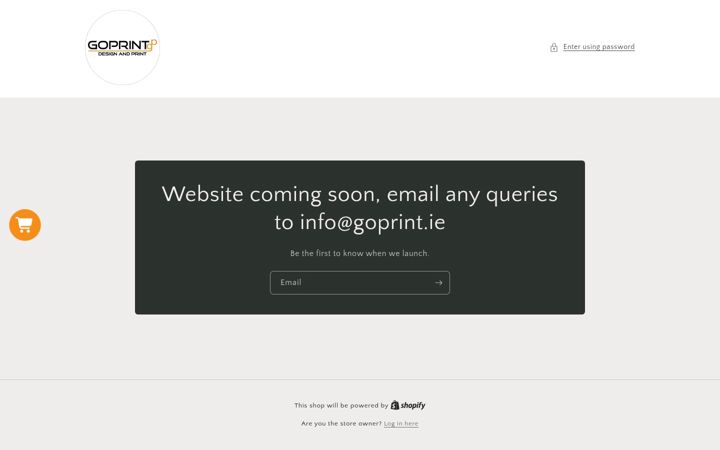 Screenshot of goprint.ie