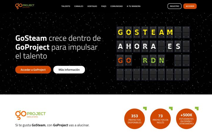 Screenshot of goprojectedelvives.com