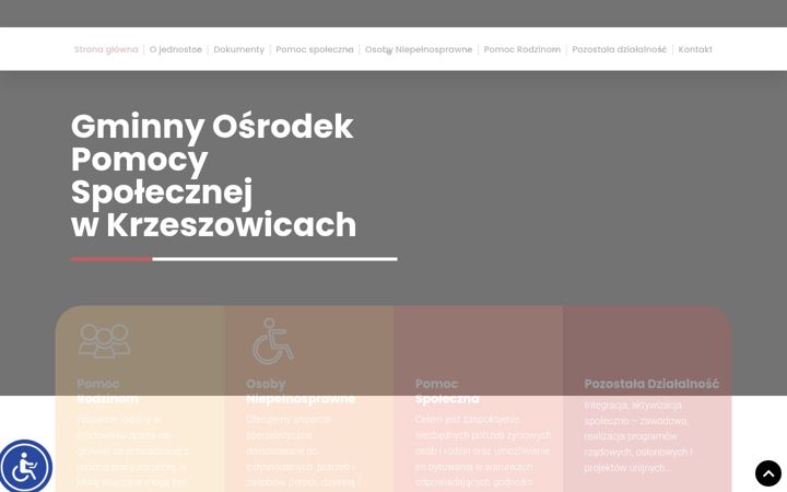 Screenshot of gopskrzeszowice.pl