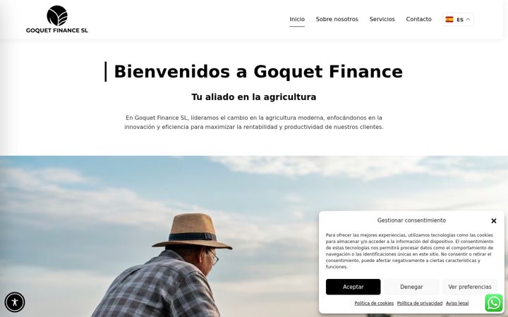 Screenshot of goquetfinancesl.com