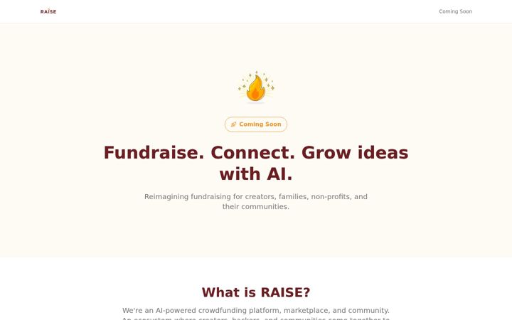 Screenshot of goraiseco.com