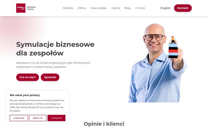 Screenshot of goraj.com