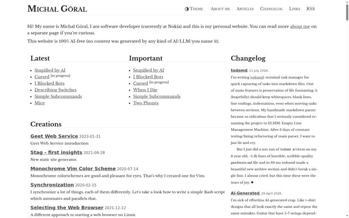 Screenshot of goral.net.pl