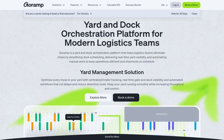 Screenshot of goramp.com