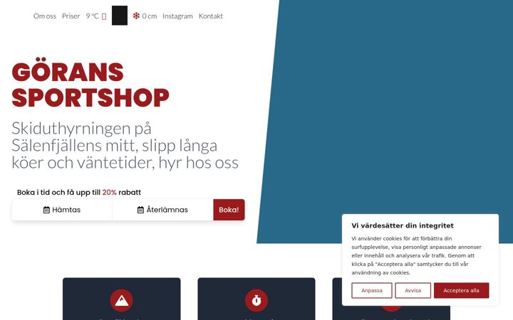 Screenshot of goranshc.se