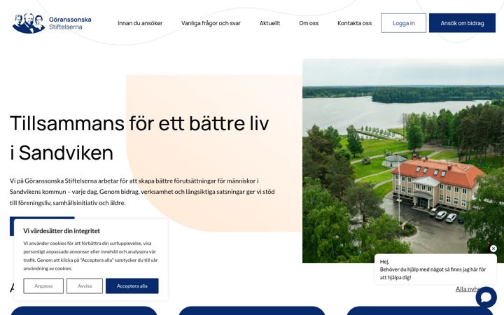 Screenshot of goranssonska.com