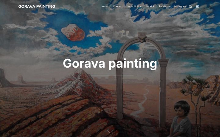 Screenshot of gorava-painting.com