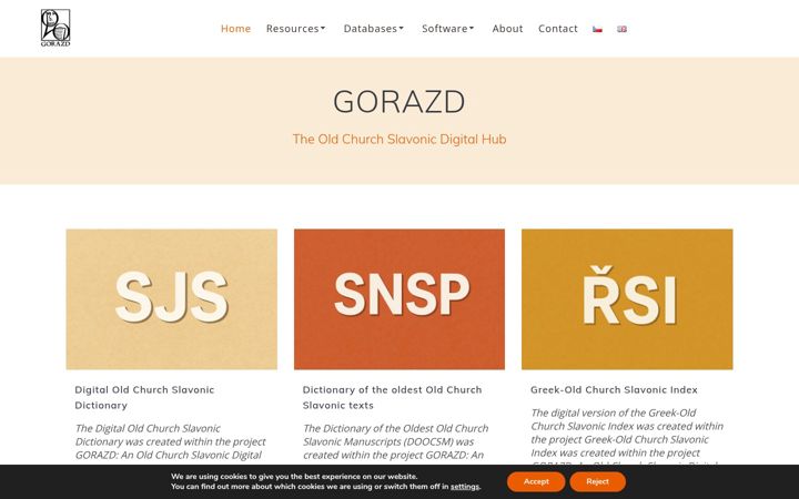 Screenshot of gorazd.org
