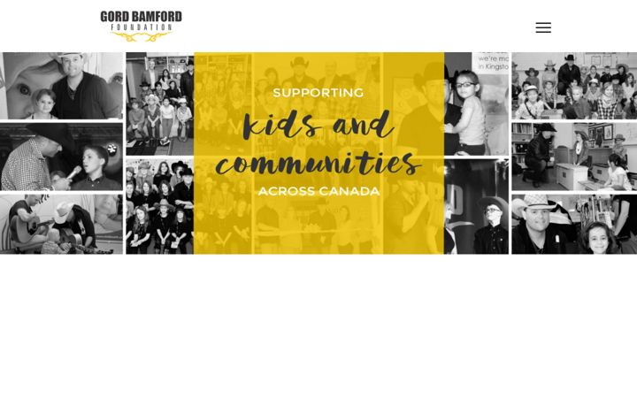 Screenshot of gordbamfordfoundation.com