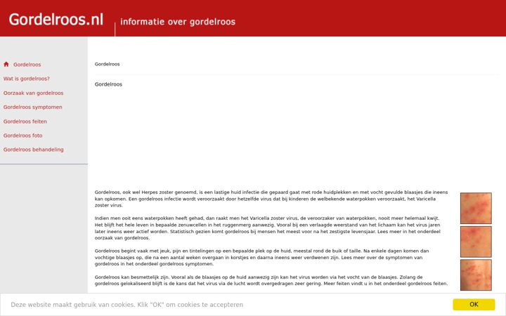 Screenshot of gordelroos.nl
