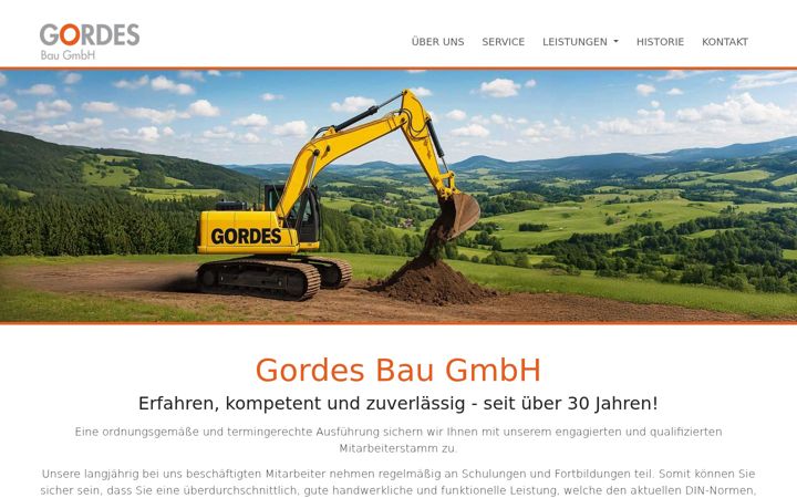Screenshot of gordes-bau.de