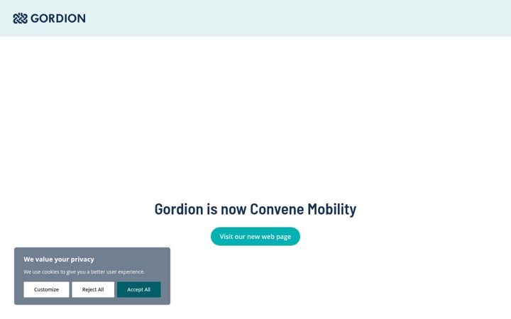 Screenshot of gordion.se