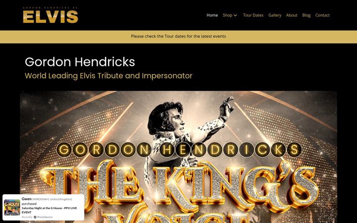 Screenshot of gordon-hendricks.com