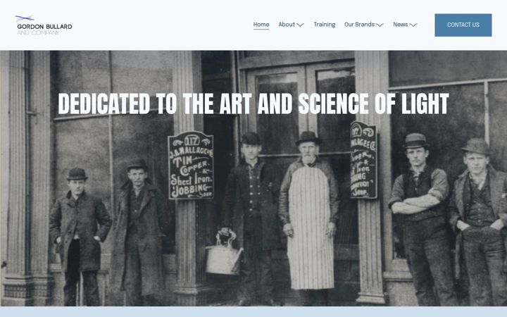 Screenshot of gordonbullard.com