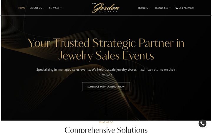 Screenshot of gordonco.com