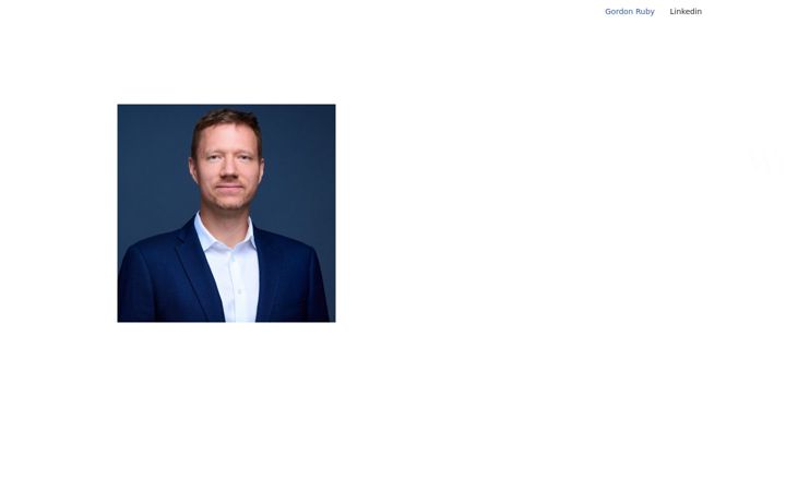 Screenshot of gordonruby.ca
