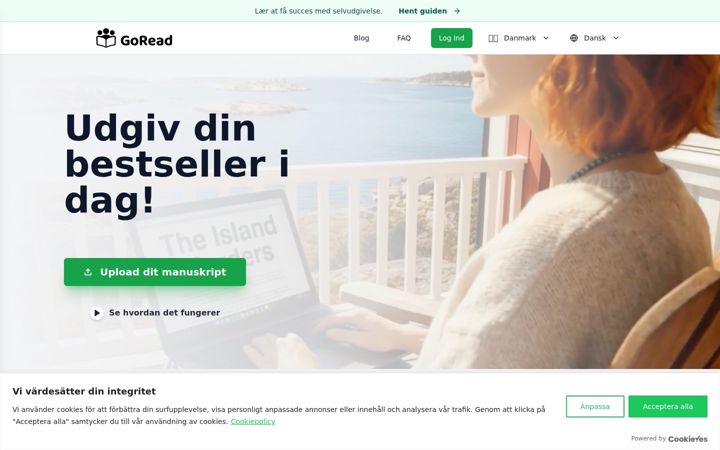 Screenshot of goread.com
