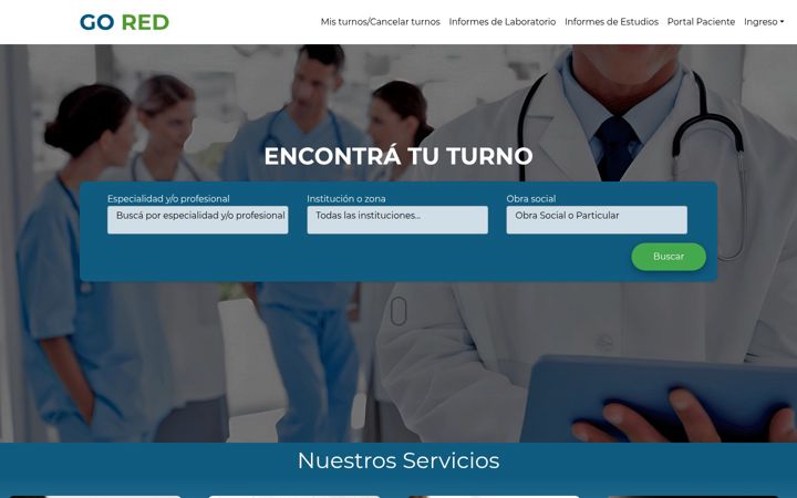 Screenshot of gored.com.ar