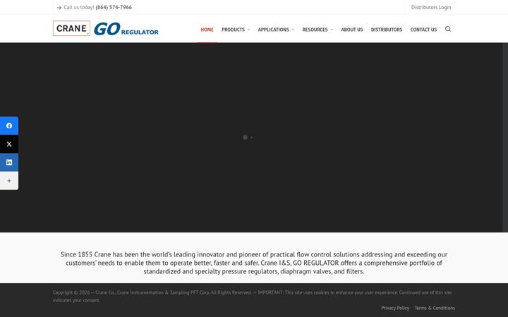 Screenshot of goreg.com