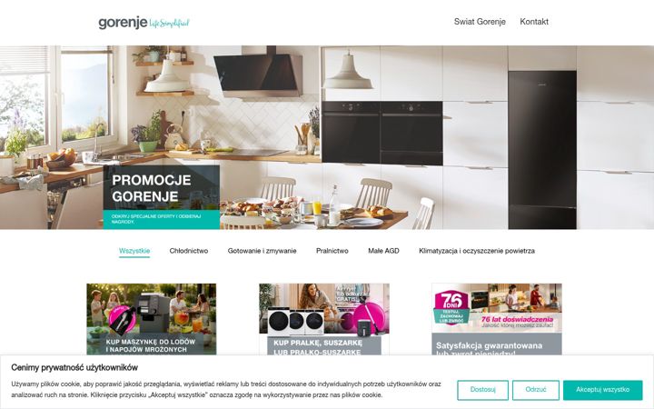 Screenshot of gorenjepromocje.pl