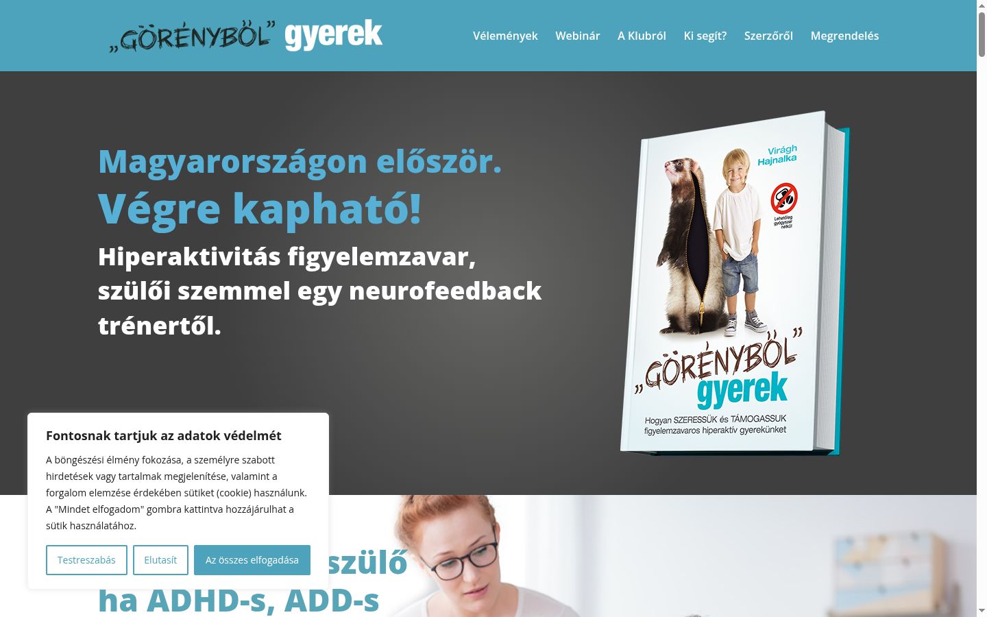Screenshot des Einwilligungsbanners vor jeglicher Interaktion