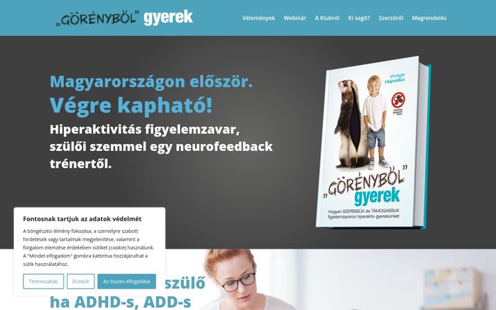 Screenshot of gorenybolgyerek.hu