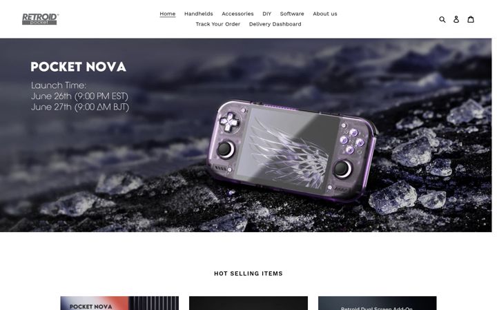 Screenshot of goretroid.com