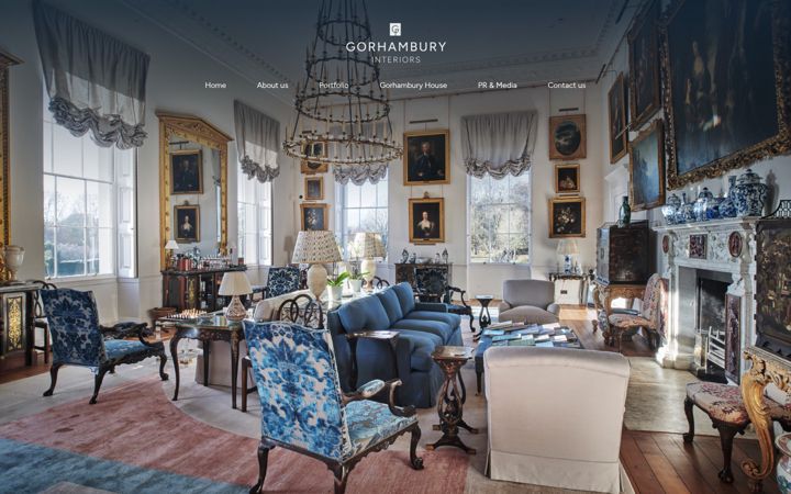 Screenshot of gorhamburyinteriors.co.uk