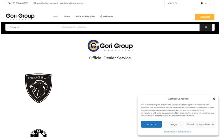 Screenshot of gorigroup.it