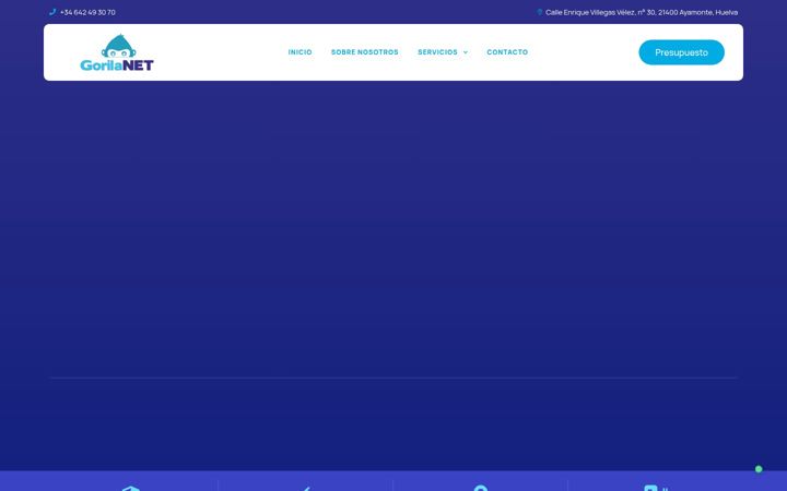 Screenshot of gorilanet.com