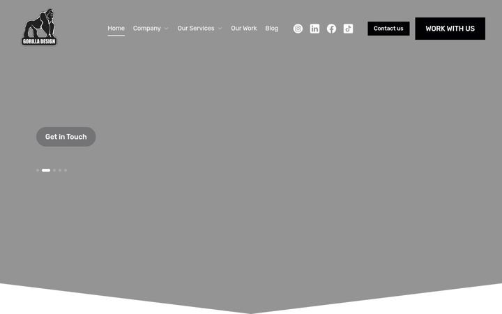 Screenshot of gorilladesign.ie