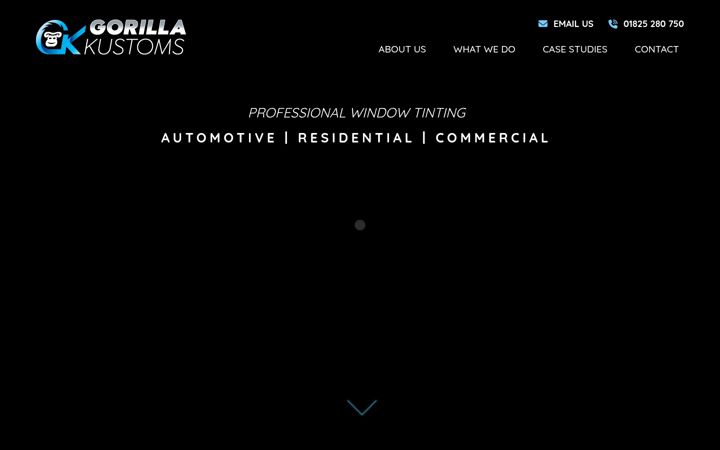 Screenshot of gorillakustoms.co.uk