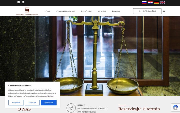 Screenshot of gorjup.net