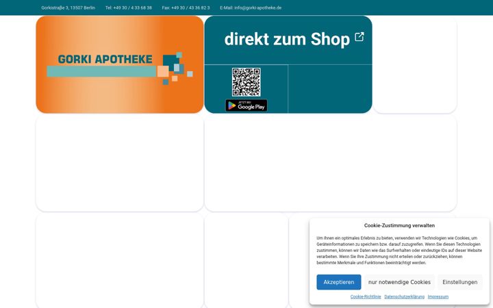 Screenshot of gorki-apotheke.de
