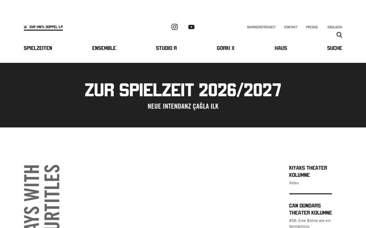 Screenshot of gorki.de