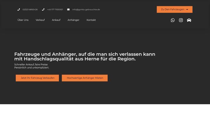 Screenshot of gorkis-gebrauchte.de