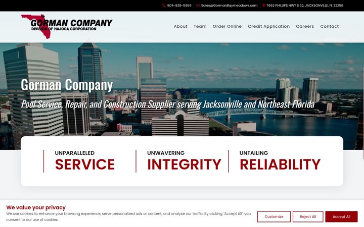 Screenshot of gormanbaymeadows.com