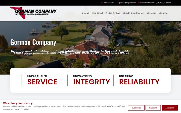 Screenshot of gormandeland.com