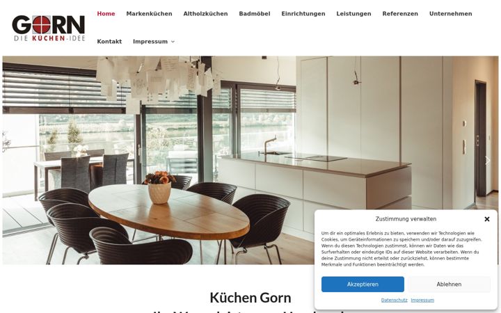 Screenshot of gorn-kuechen.de