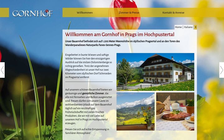 Screenshot of gornhof.com