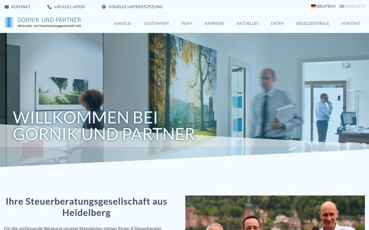 Screenshot of gornik-partner.de