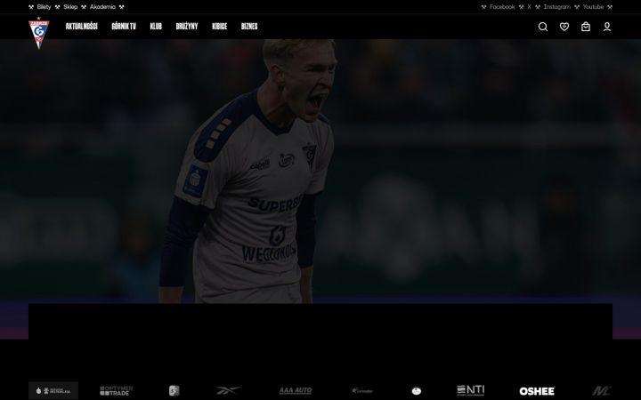 Screenshot of gornikzabrze.pl